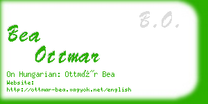 bea ottmar business card